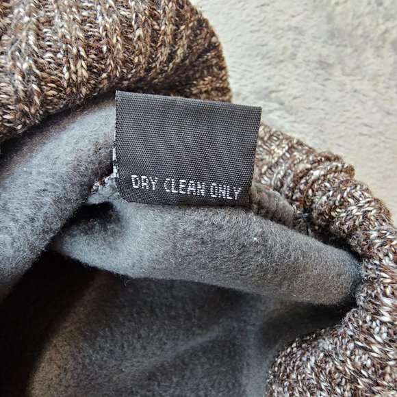 Pronti Collection by Phita Sweater Mens 3XL Brown Striped 1/4 Zip Lined Pullover - Picture 9 of 9